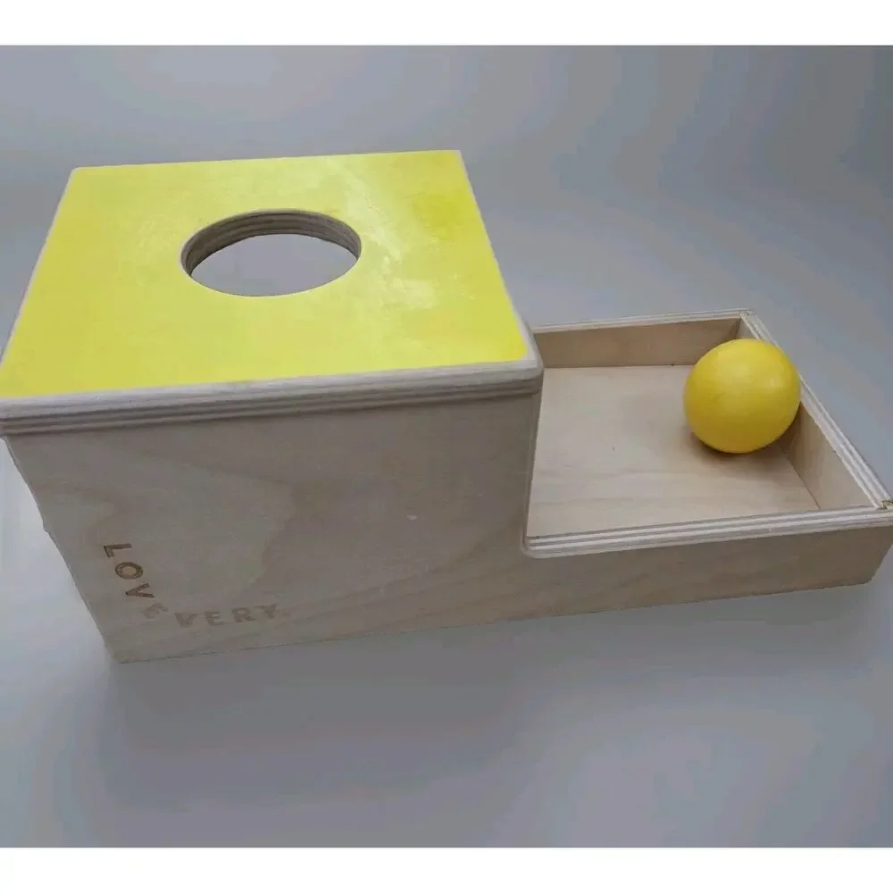 Lovevery Montessori‎ Toys Ball Drop Wooden Box The Inspector 7-8 Months w/ 1ball